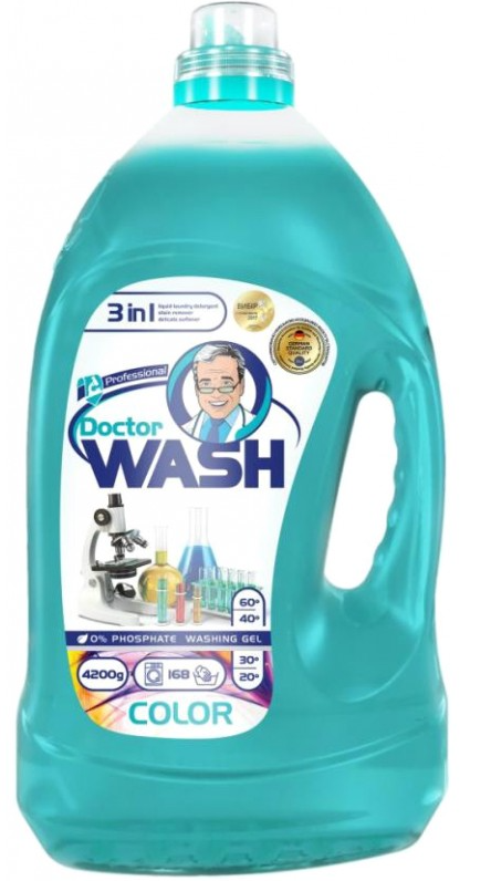 DOCTOR WASH Гель для прання кольорових речей 4200г